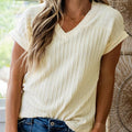 Horizon Essentials | Versatile Ribbed Premium V-Neck Top