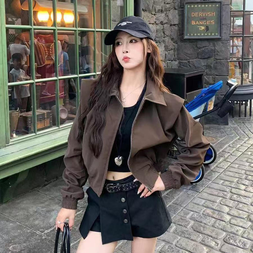 Horizon Essentials | Vintage Brown Premium Lapel Jacket