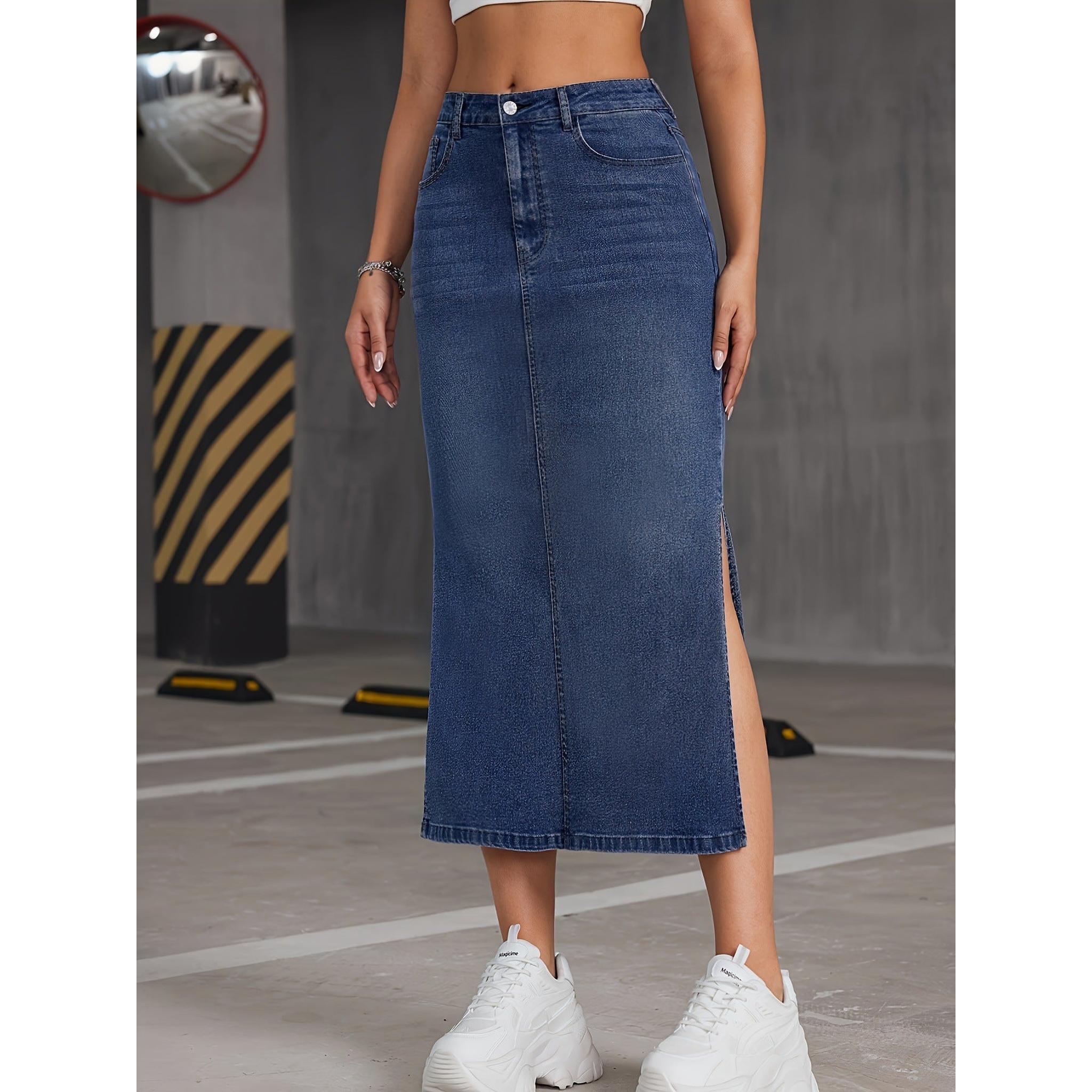 Horizon Essentials | Vintage Washed Premium Colorblock Skirt