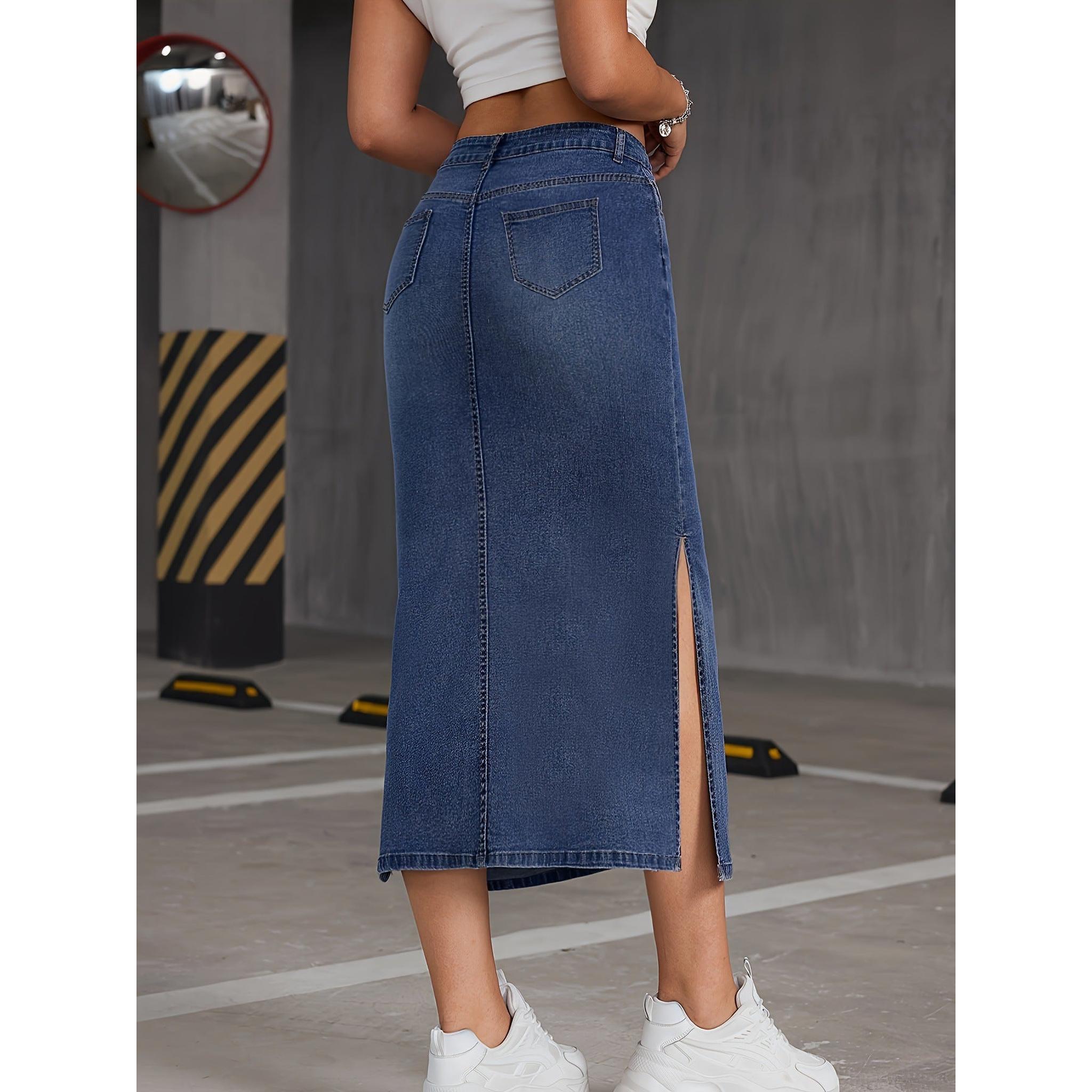 Horizon Essentials | Vintage Washed Premium Colorblock Skirt