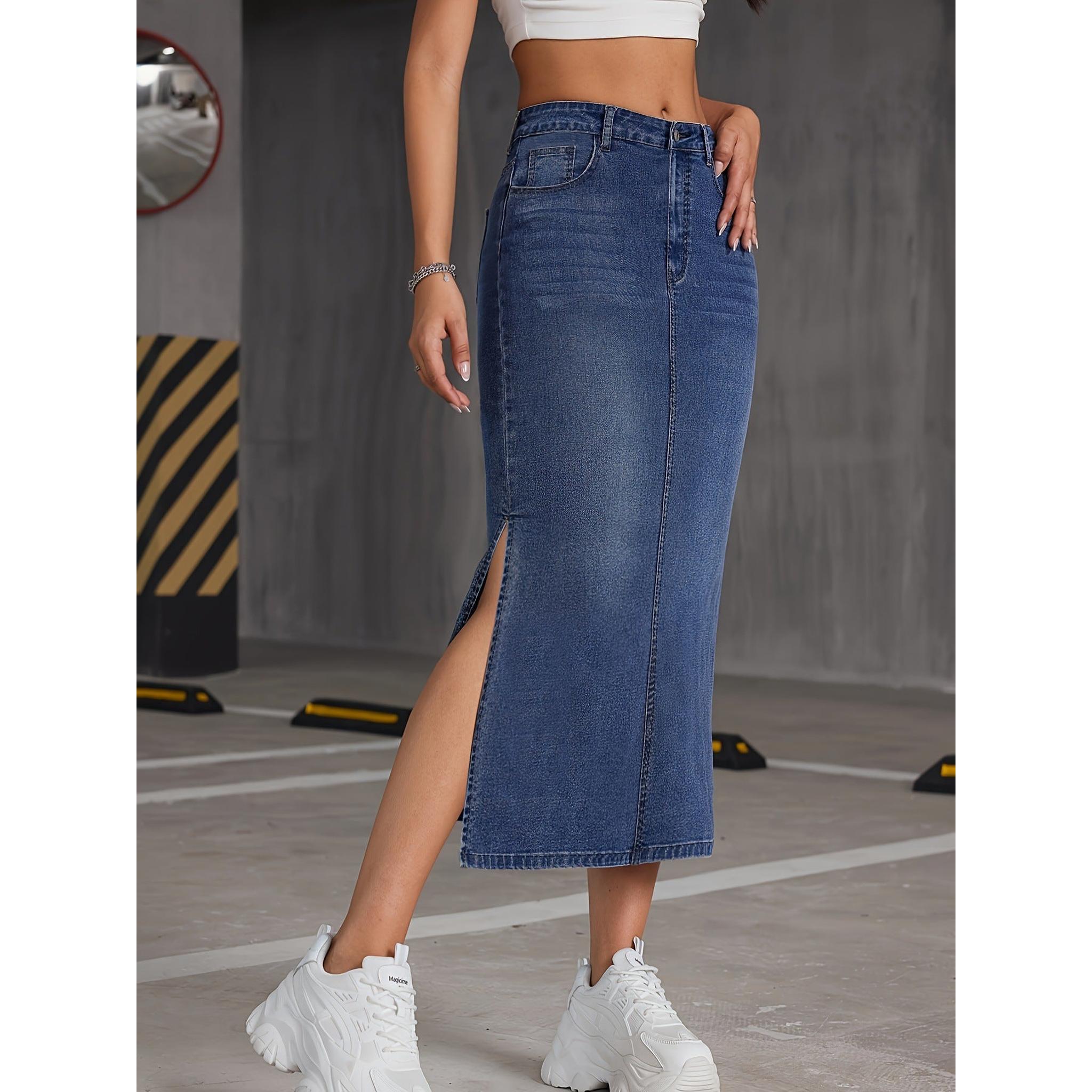 Horizon Essentials | Vintage Washed Premium Colorblock Skirt