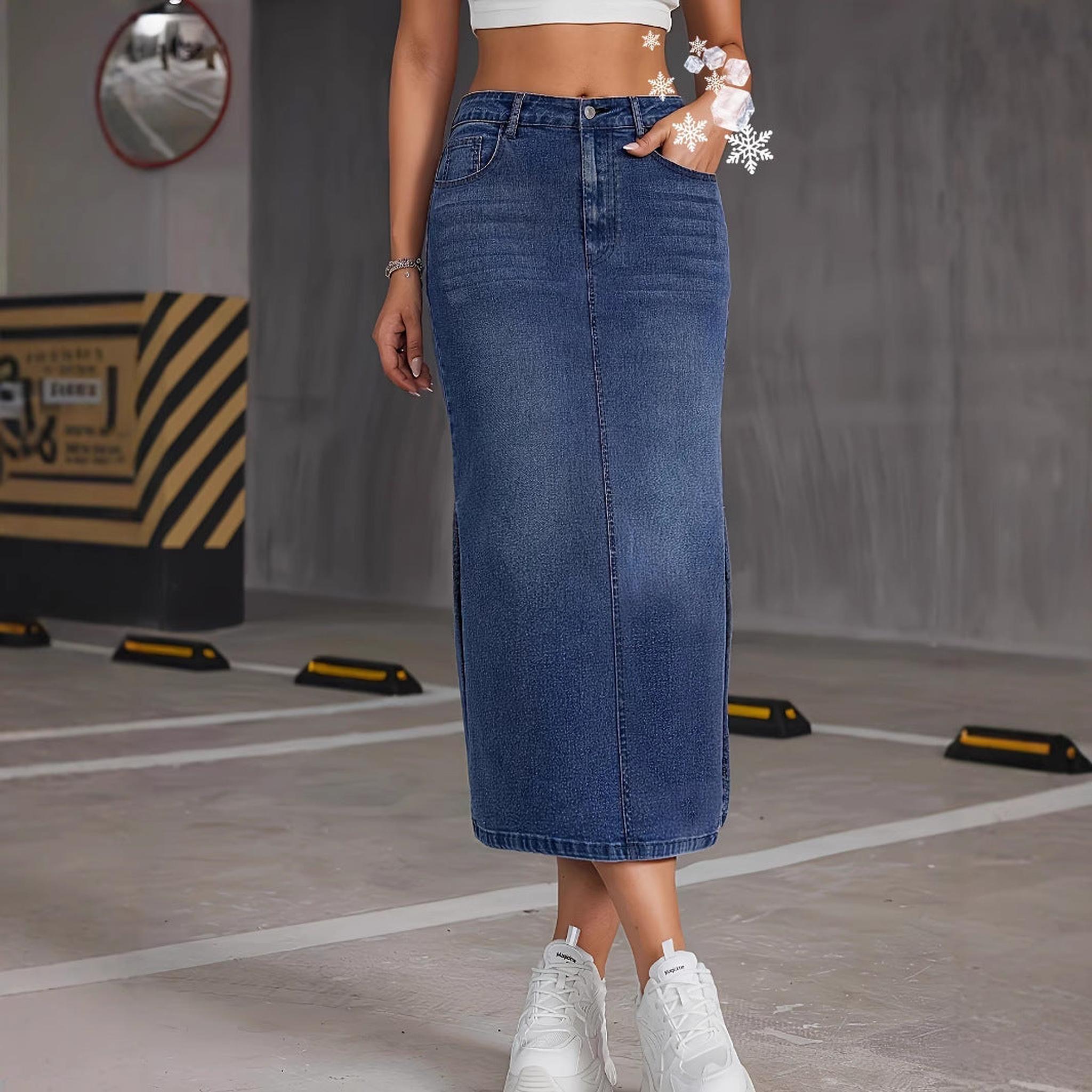 Horizon Essentials | Vintage Washed Premium Colorblock Skirt