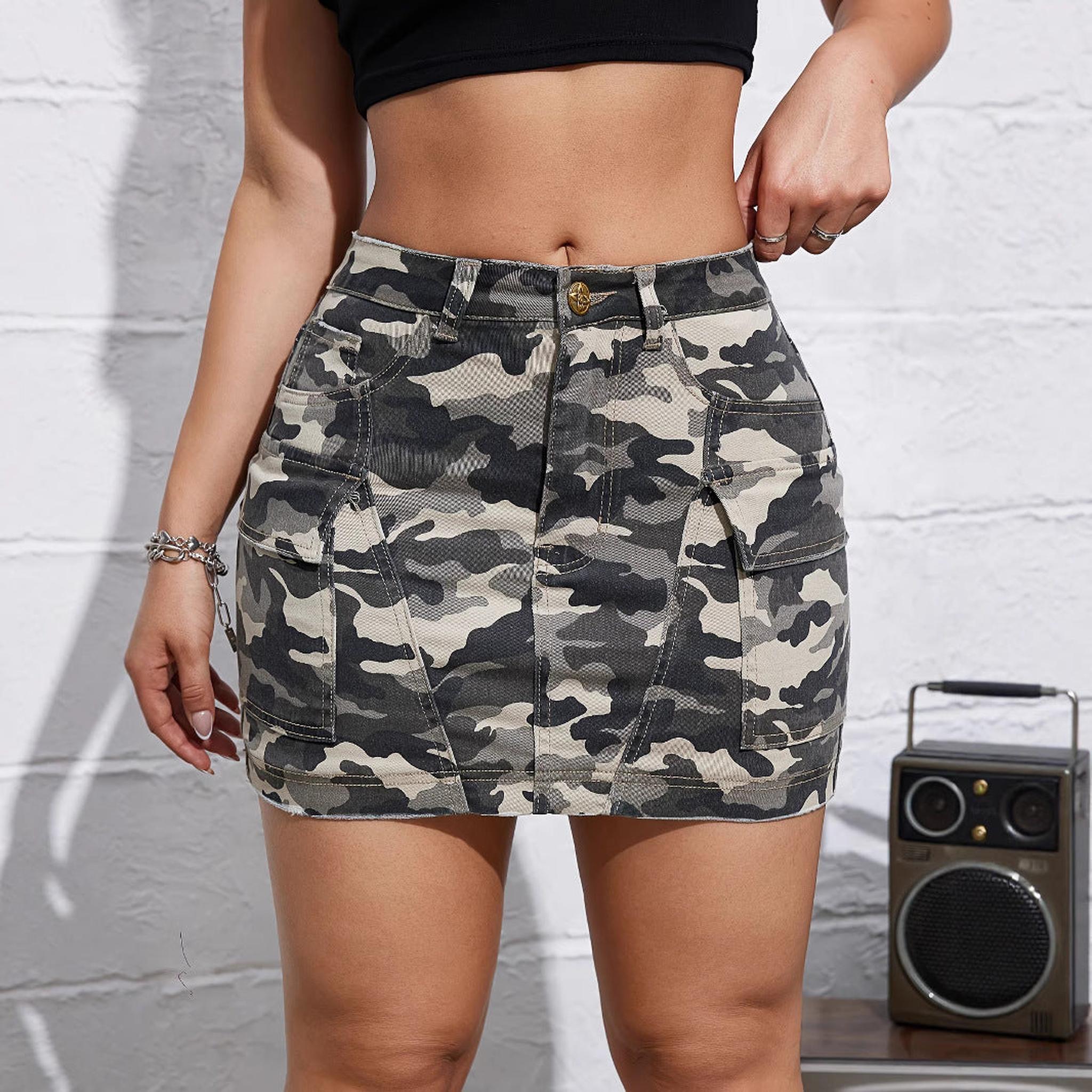 Horizon Essentials | Washed Denim High-Waisted Shorts