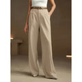 Horizon Essentials | White High-Waisted Suit Pants