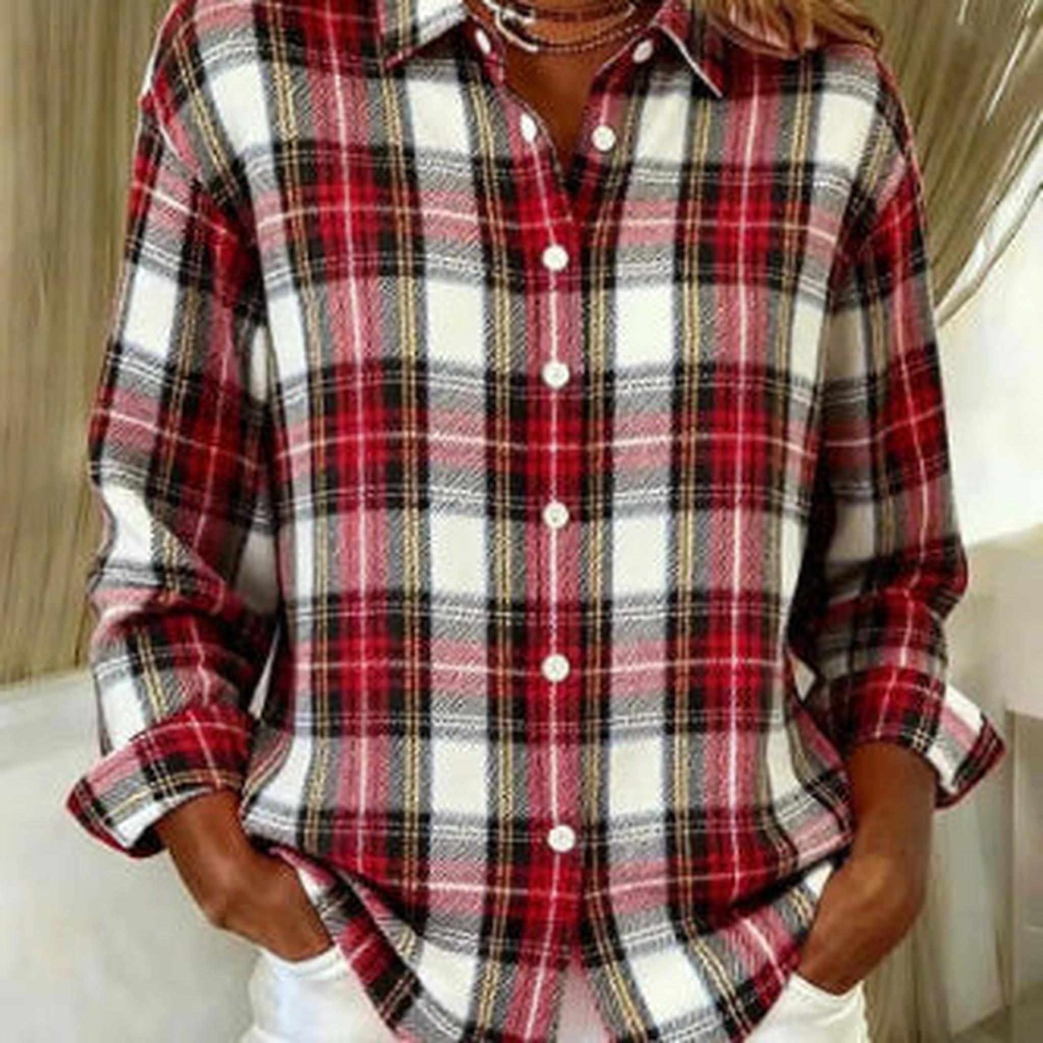 Horizon Essentials | Willowbrook Premium Plaid Blouse