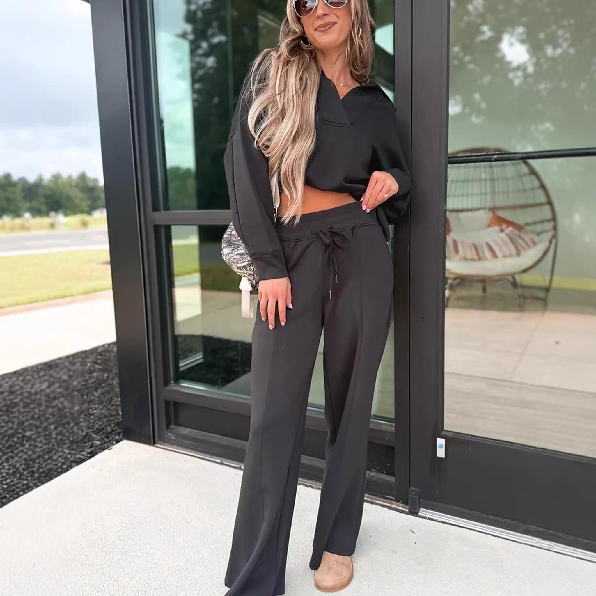 Horizon Essentials | Winter Womens Casual Long-Sleeve Set