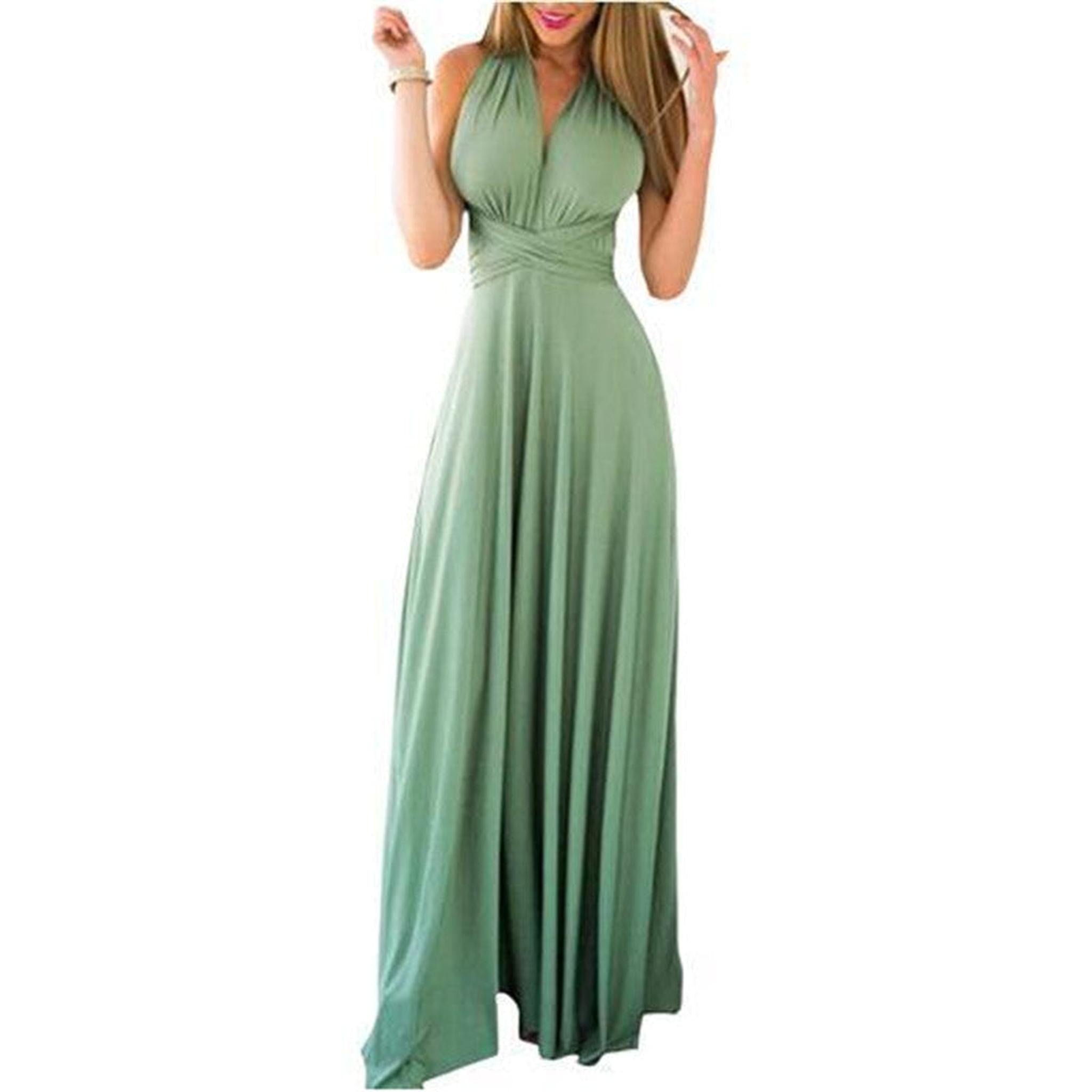 Horizon Essentials | Women Boho Club Dress Bandage Long Dress Party Robe Longue
