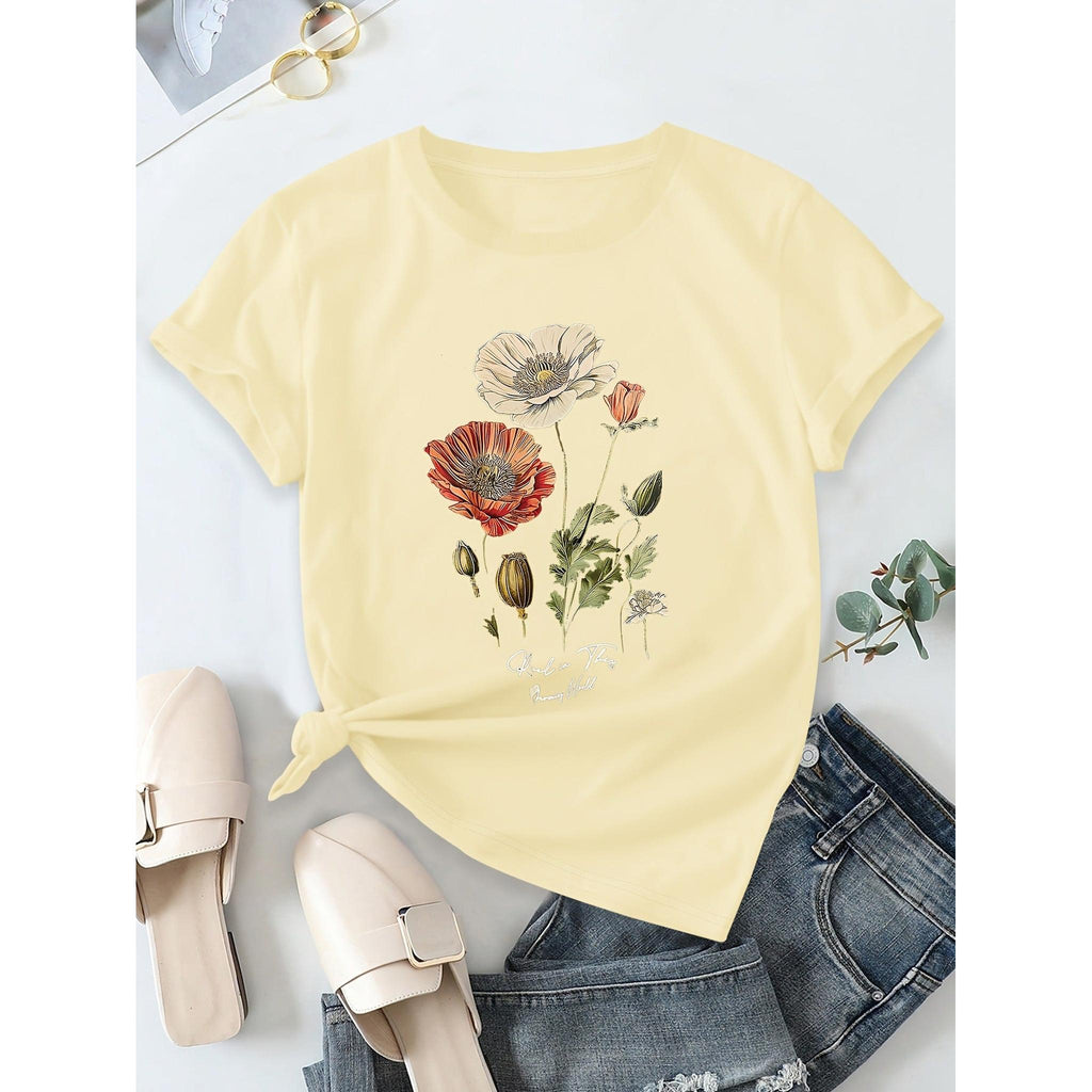 Horizon Essentials | Womens Short Sleeve Floral Top