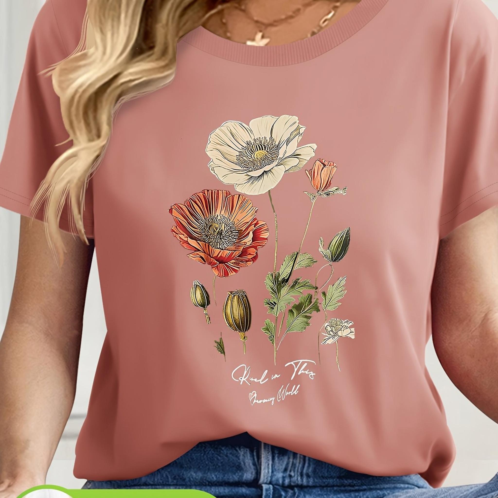 Horizon Essentials | Womens Short Sleeve Floral Top