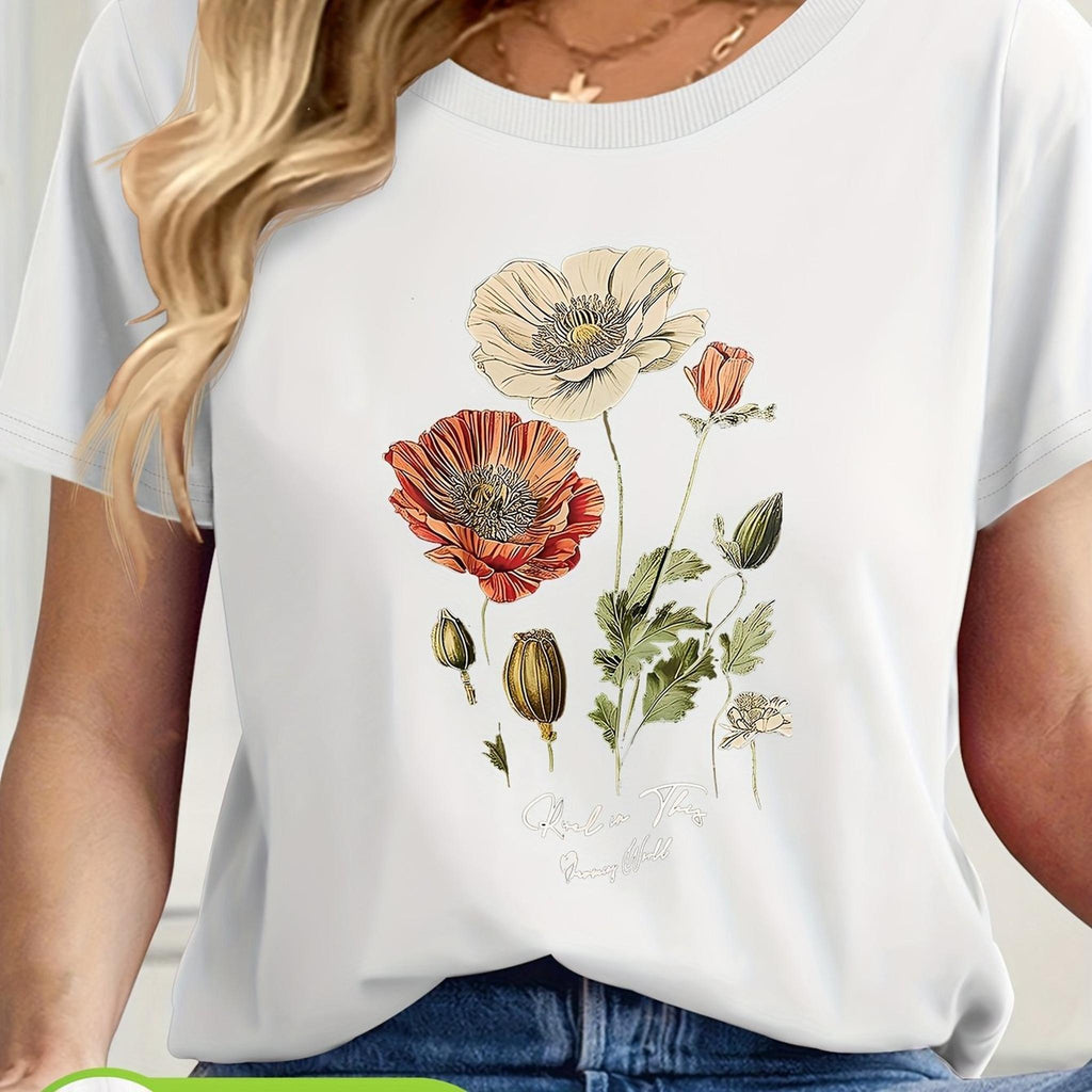 Horizon Essentials | Womens Short Sleeve Floral Top
