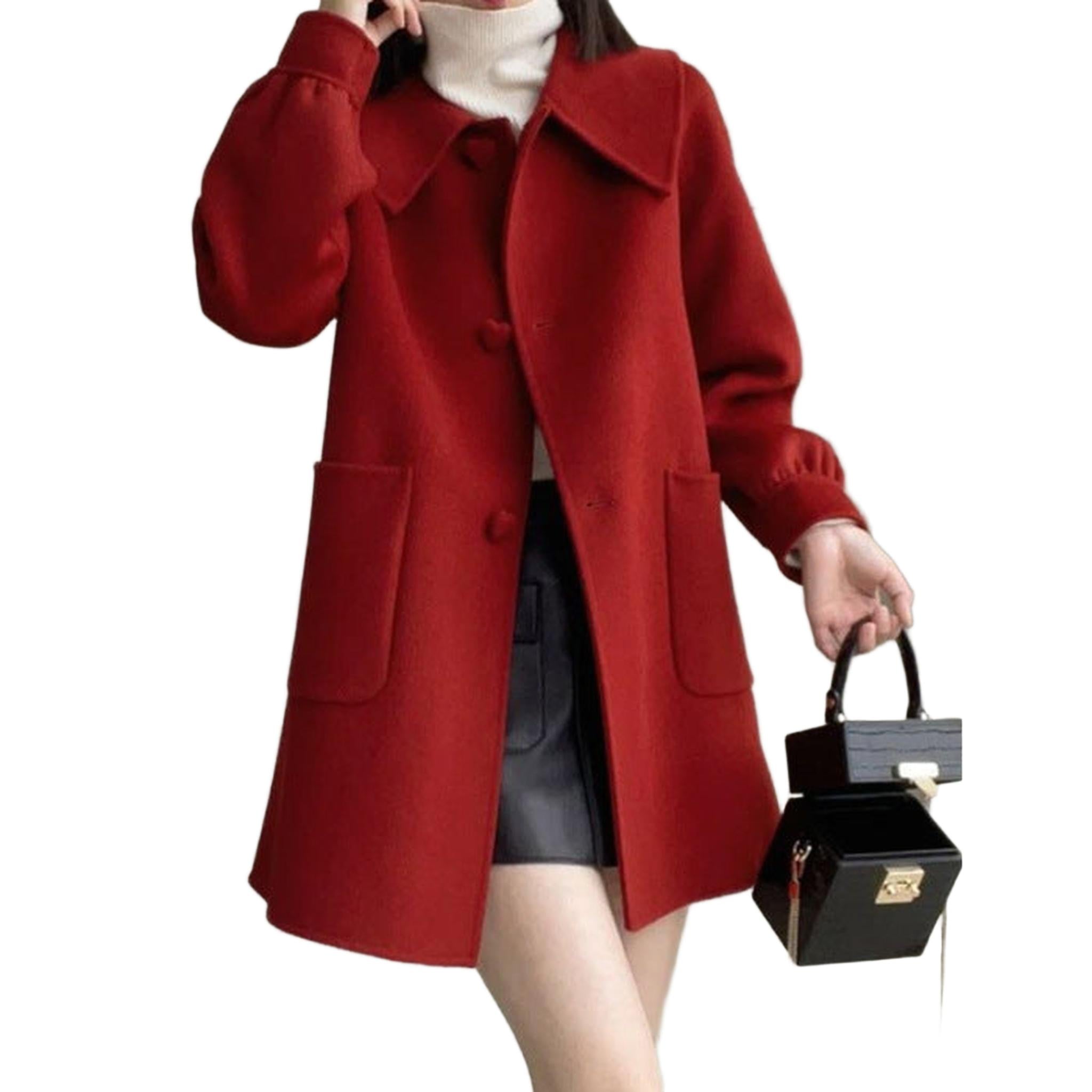 Horizon Essentials | Wool Blend Premium Dollneck Coat