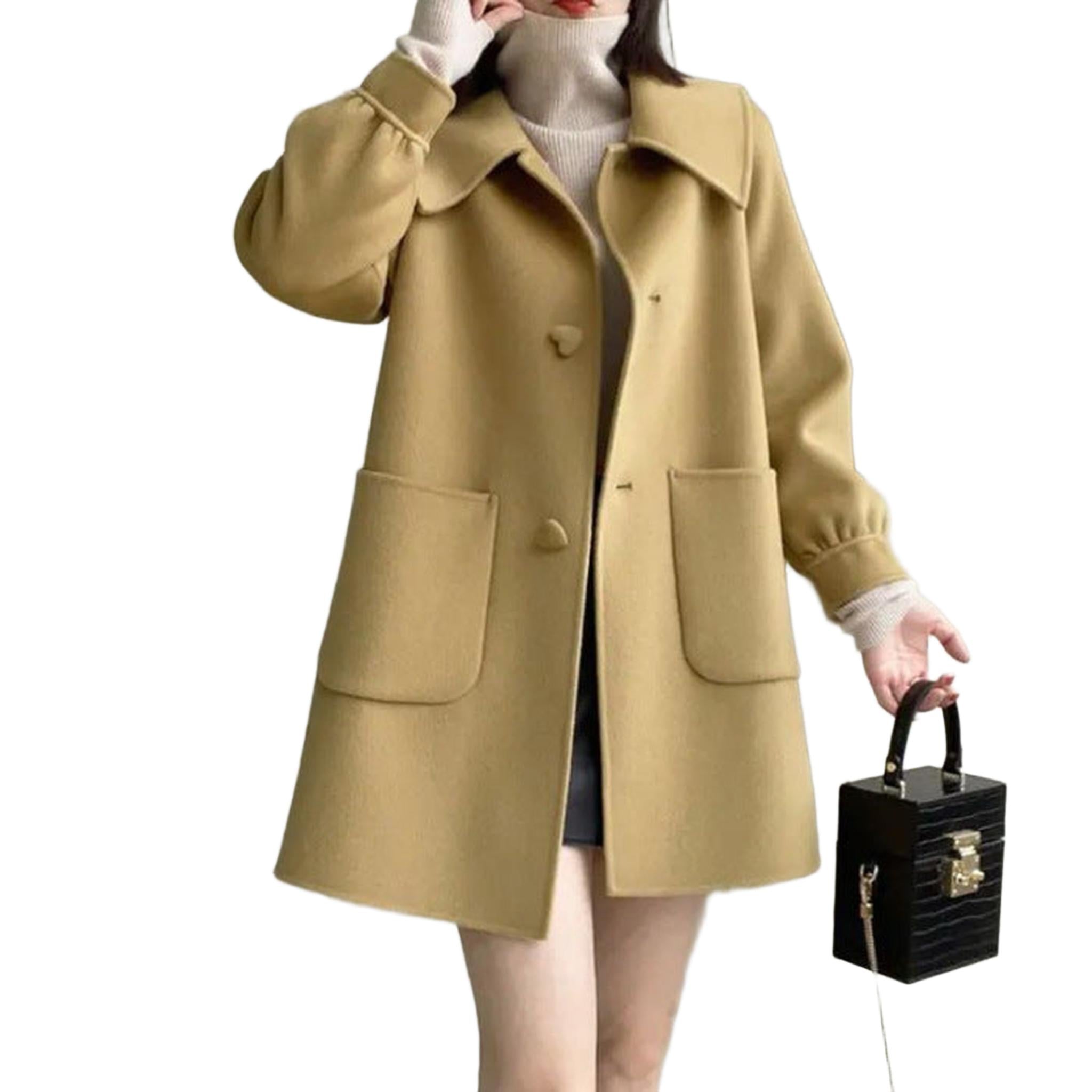Horizon Essentials | Wool Blend Premium Dollneck Coat