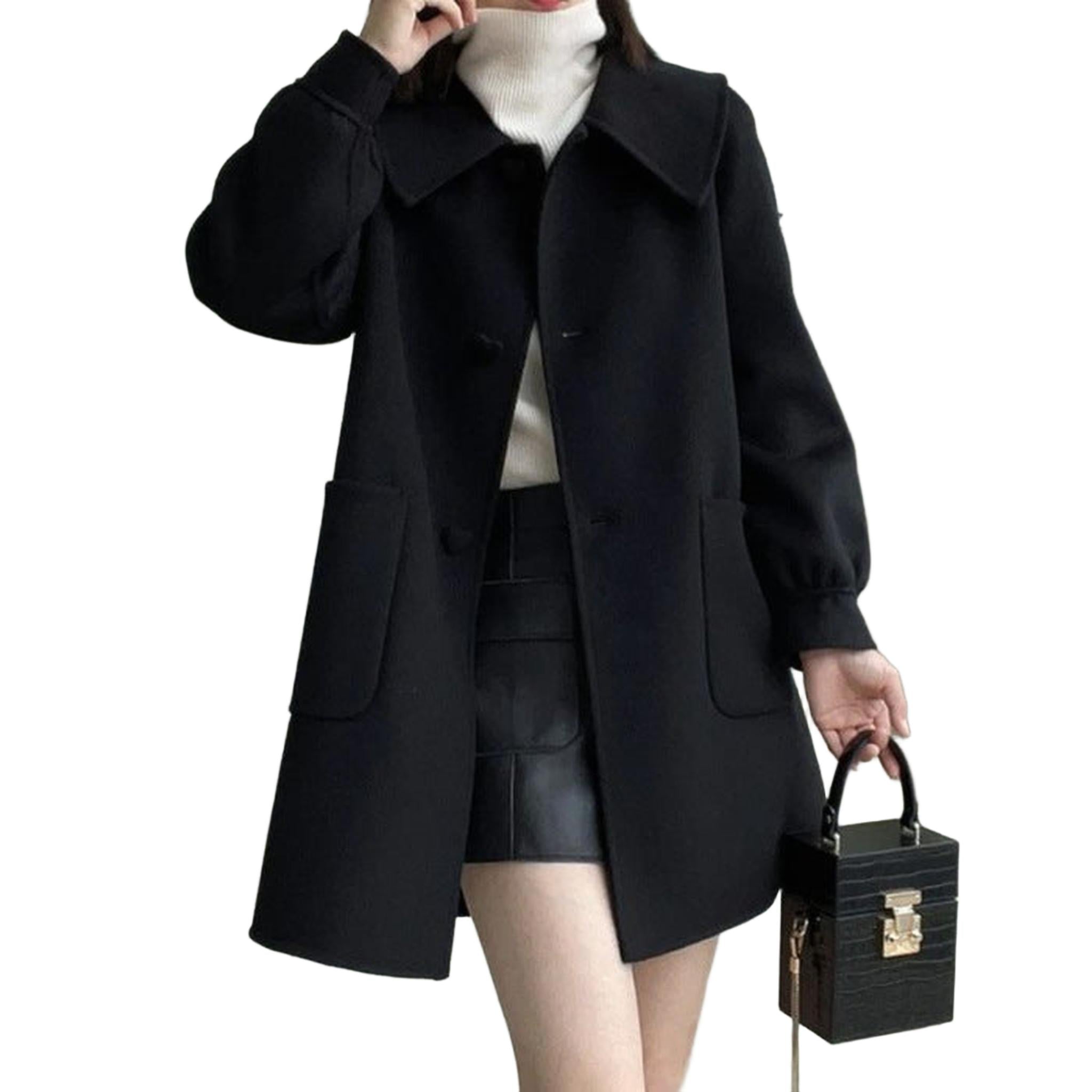 Horizon Essentials | Wool Blend Premium Dollneck Coat