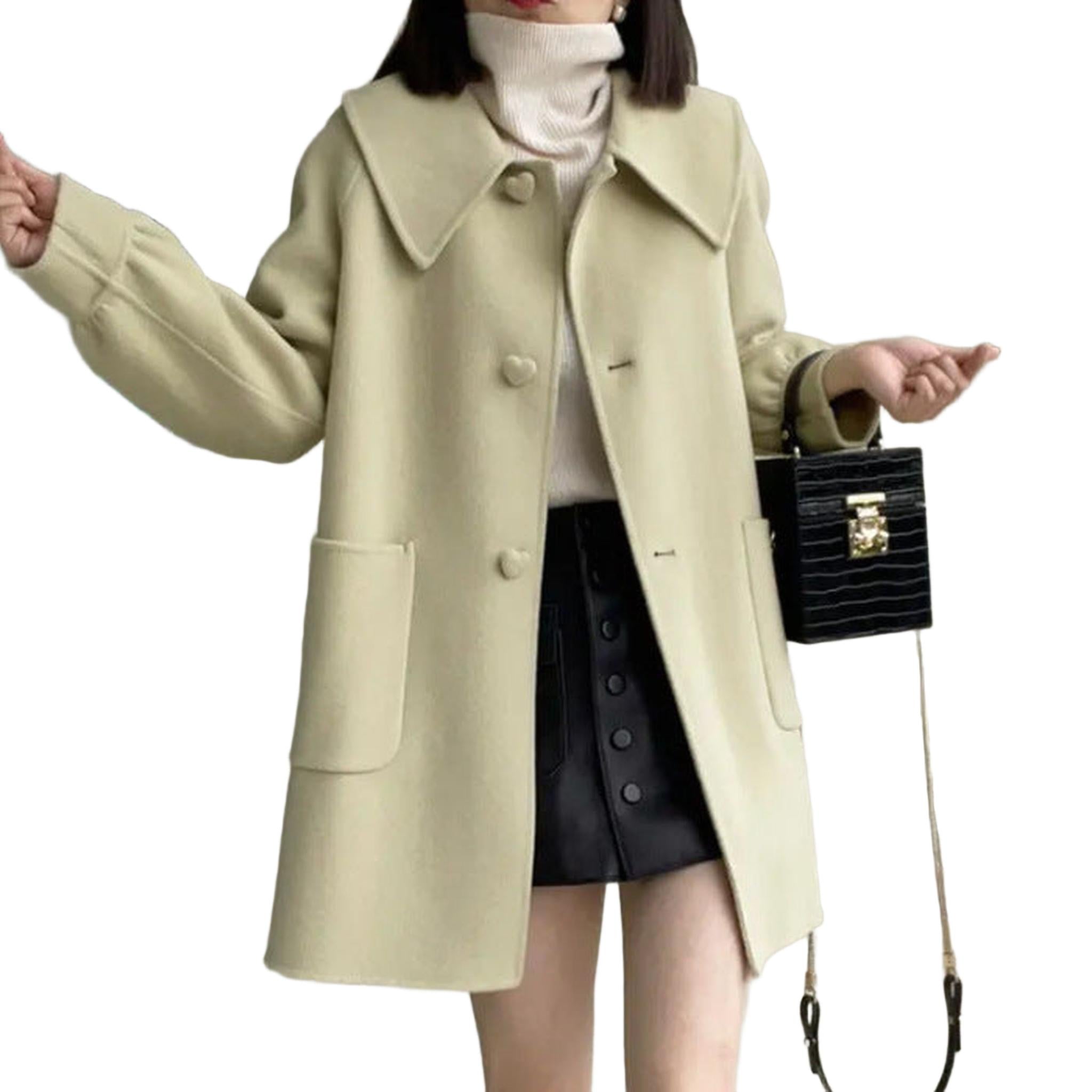 Horizon Essentials | Wool Blend Premium Dollneck Coat