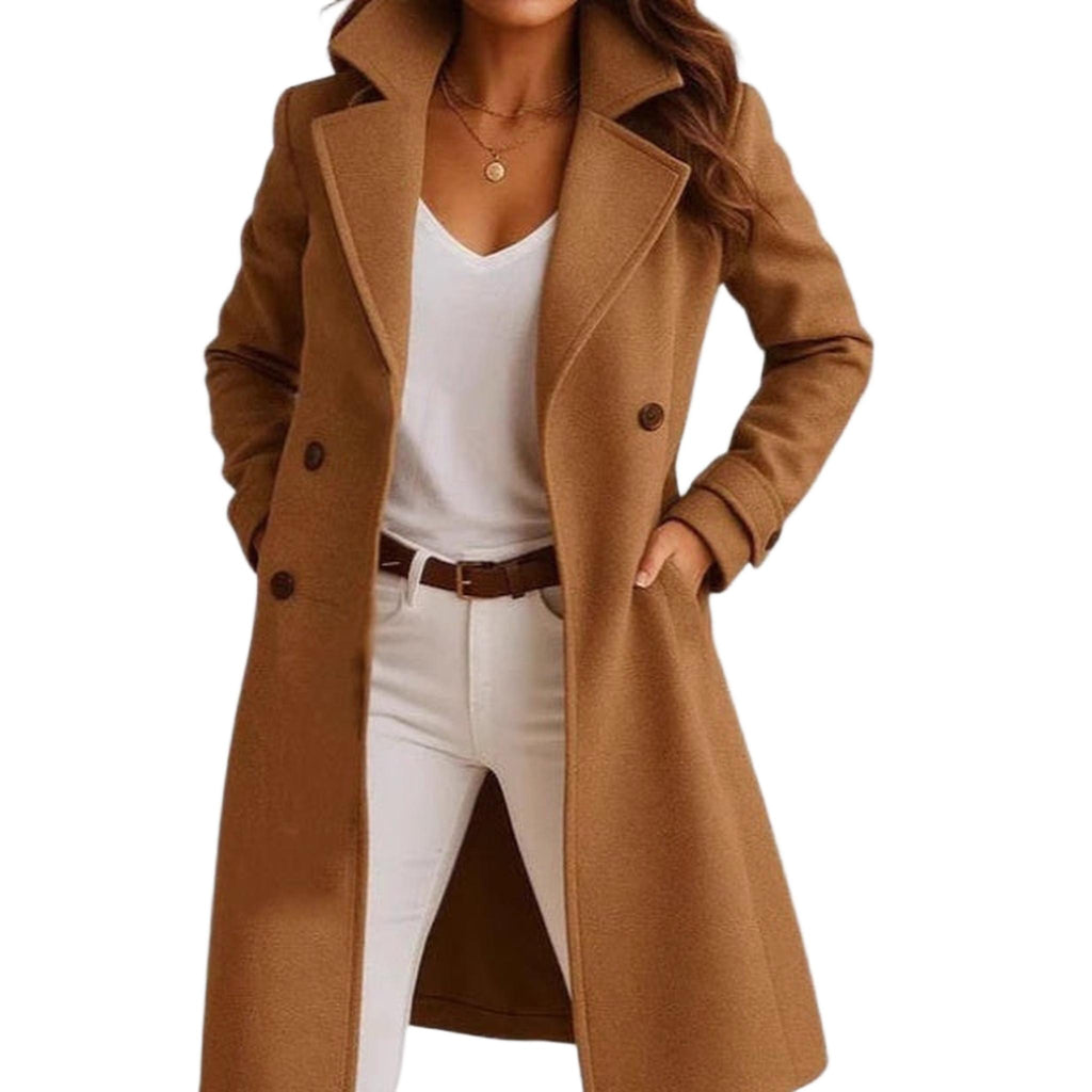 Horizon Essentials | Wool Single-Breasted Mid-Length Coat