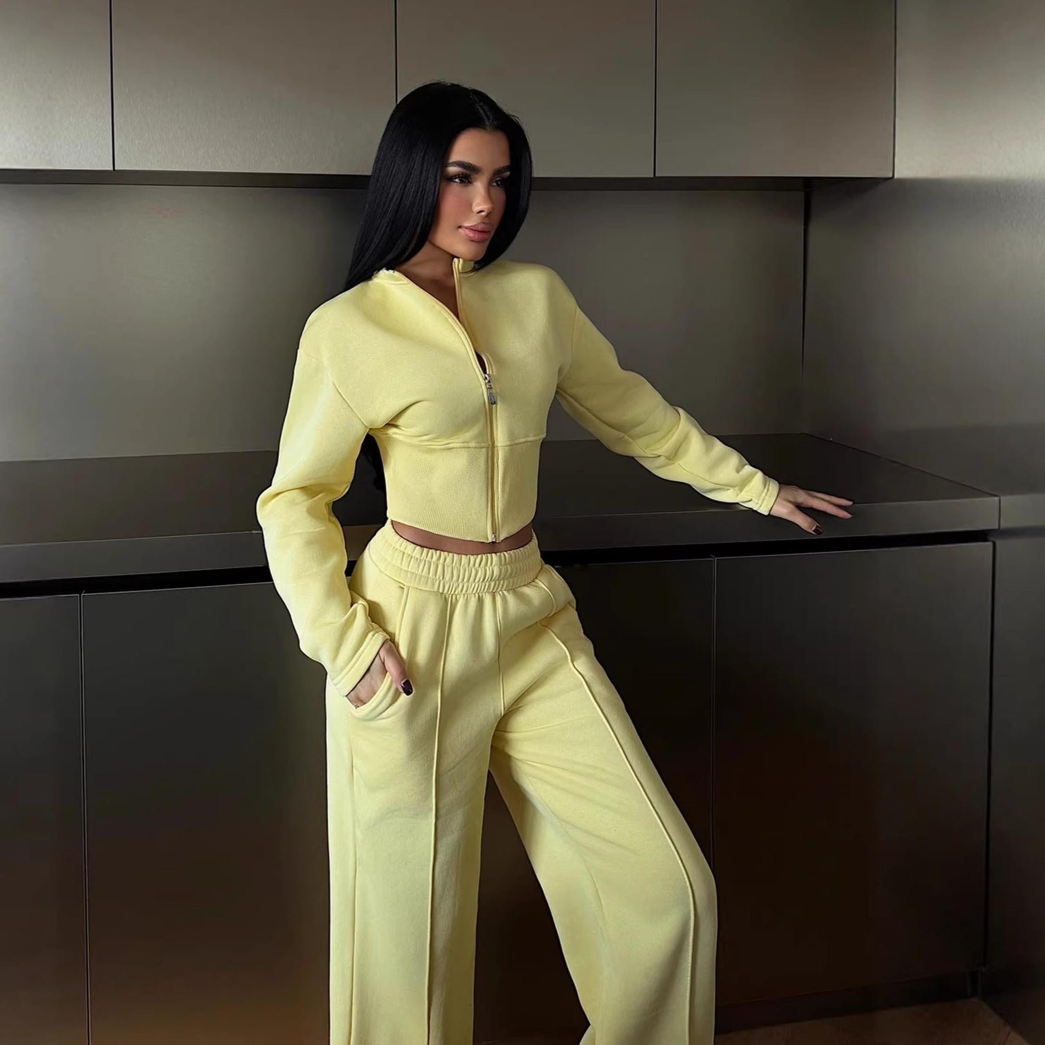 Horizon Essentials | Zip-Up Cardigan and Drawstring Pants