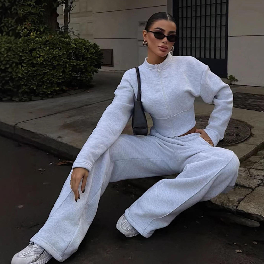 Horizon Essentials | Zip-Up Cardigan and Drawstring Pants