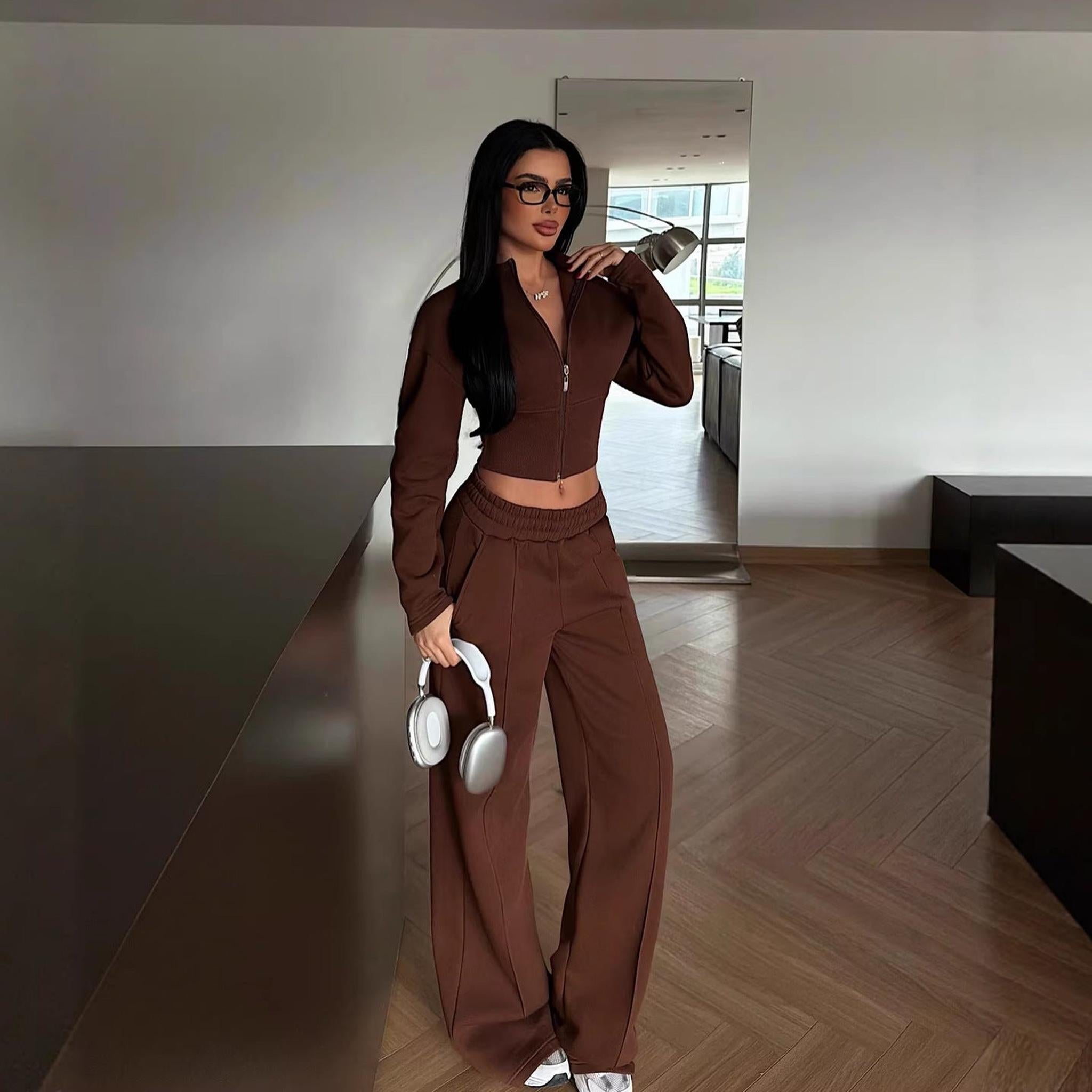 Horizon Essentials | Zip-Up Cardigan and Drawstring Pants