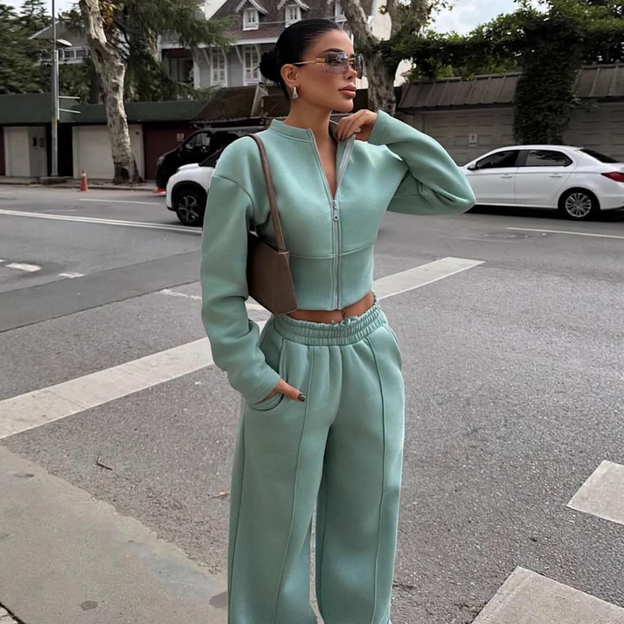 Horizon Essentials | Zip-Up Cardigan and Drawstring Pants