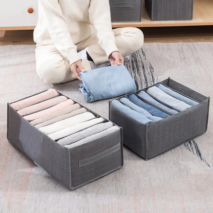 Non-Woven Closet Drawer Organizer for Jeans and Clothes