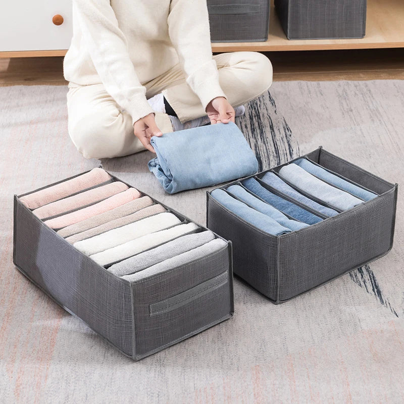 Non-Woven Closet Drawer Organizer for Jeans and Clothes