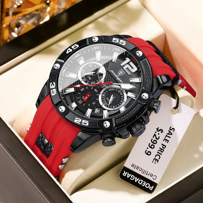 Men’s Chronograph Sports Watch Quartz Waterproof