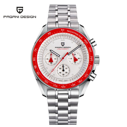 Men’s Moon Chronograph Watch Quartz With Sapphire