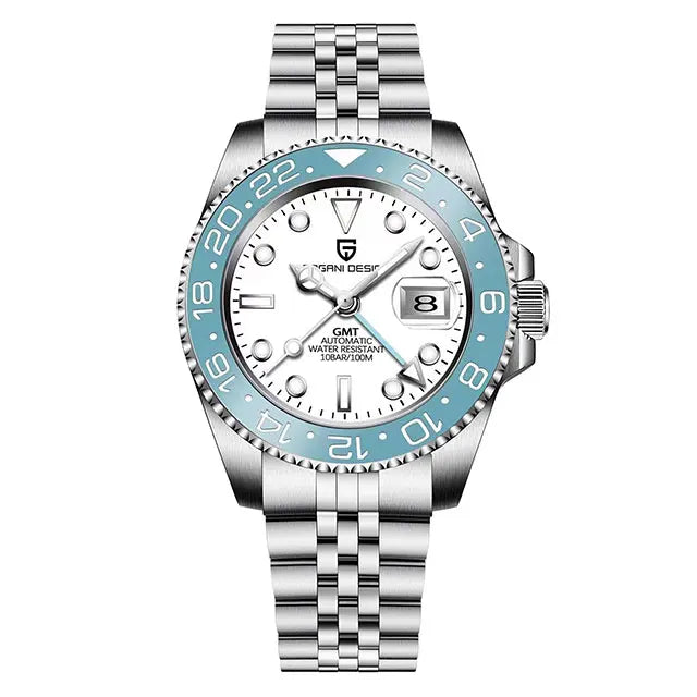 Men's GMT Automatic Watch Stainless Steel 40 mm
