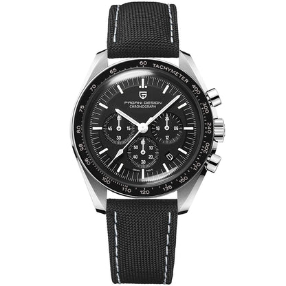 Men’s Moon Chronograph Watch Quartz 100M Waterproof
