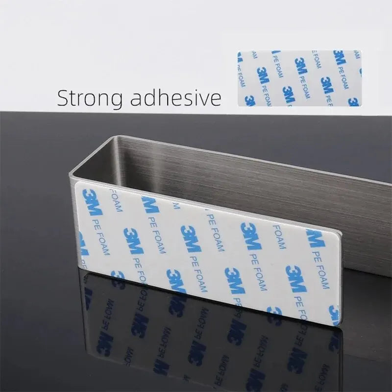 Self-Adhesive Stainless Steel Towel Bar for Bathroom