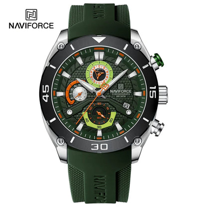 Men’s Sport Quartz Watch With Chronograph & Date
