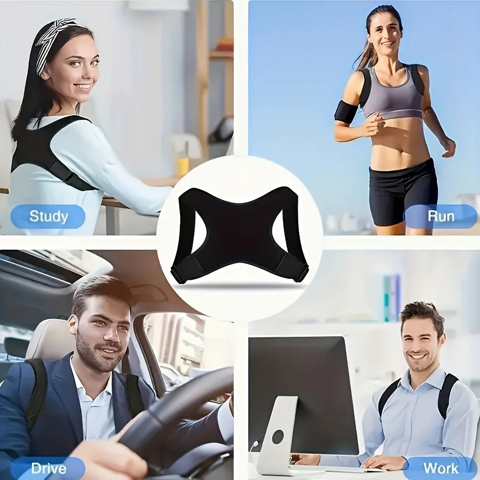 Adjustable Posture Corrector Back Brace for Spine Support