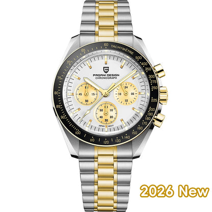 Men's Quartz Chronograph Watch Sapphire Crystal 100M