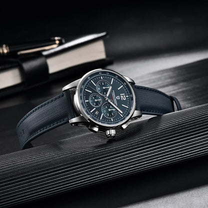 Men’s Quartz Chronograph Watch Sapphire Crystal 10 Bar
