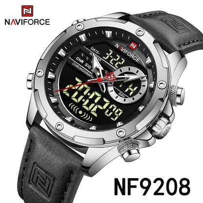 Men’s Analog-Digital Sports Watch Quartz Waterproof