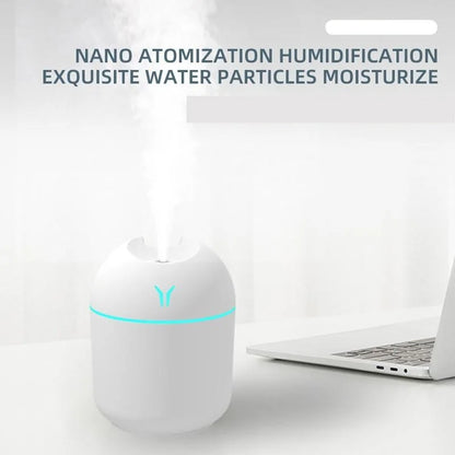 USB Mini Air Humidifier And Aromatherapy Diffuser 250 ml