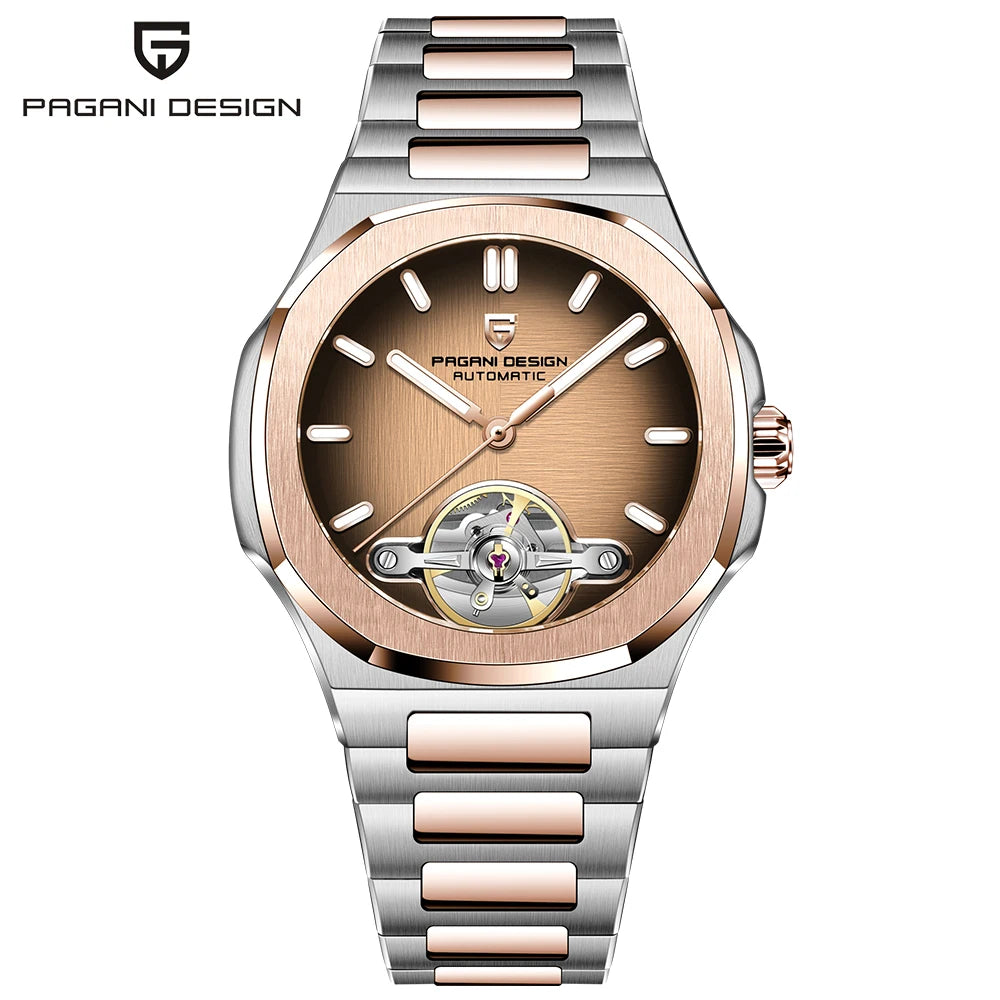 Men's Skeleton Automatic Watch With Sapphire Crystal