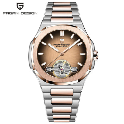 Men's Skeleton Automatic Watch With Sapphire Crystal