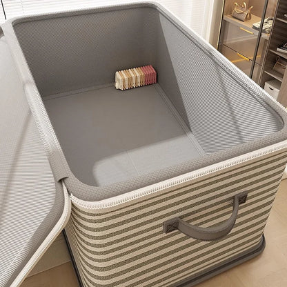 Foldable Lockable Storage Box for Wardrobes and Shelves