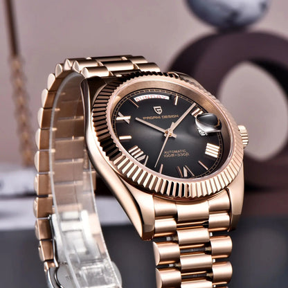 Men's Automatic Luxury Watch With Sapphire Crystal