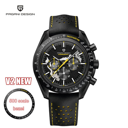 Men’s Moon Chronograph Quartz Watch Sapphire 100M
