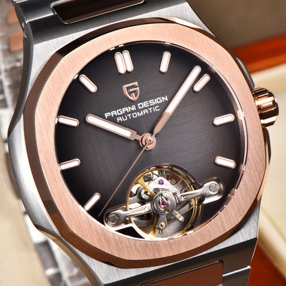 Men's Skeleton Automatic Watch With Sapphire Crystal