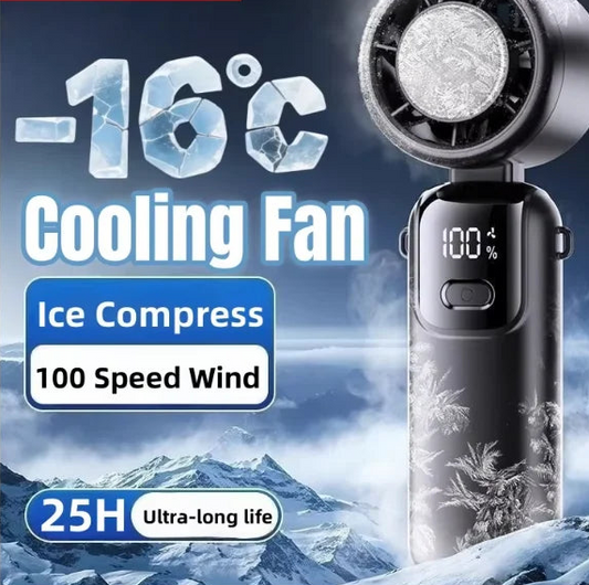 Portable Turbo Handheld Fan With Adjustable Speeds