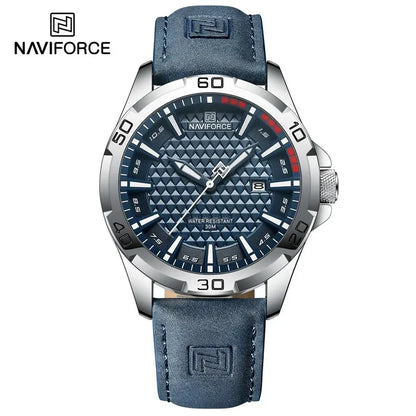 Men’s Quartz Sport Watch With PU Leather Strap