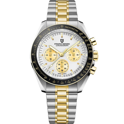 Men's Quartz Chronograph Watch Sapphire Crystal 100M