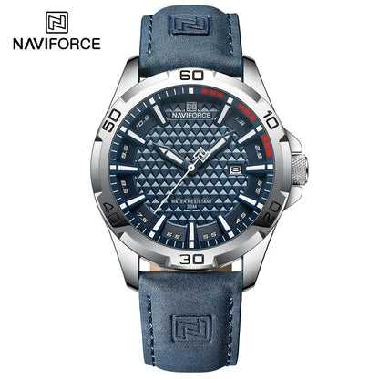 Men’s Quartz Sport Watch With PU Leather Strap