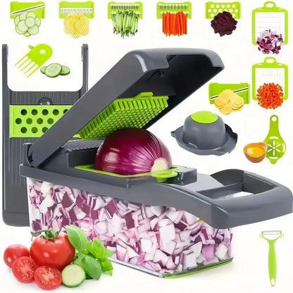 Multifunction Vegetable Chopper And Slicer – Easy-Clean