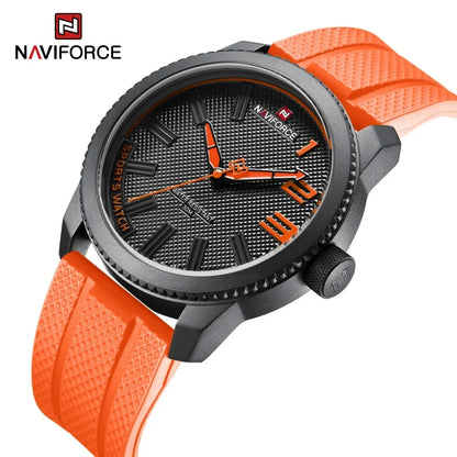 Men’s Sport Quartz Watch With Silicone Strap, 46 mm