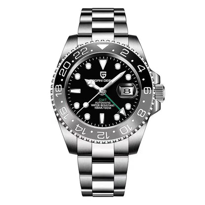 Men's GMT Automatic Watch Stainless Steel 40 mm
