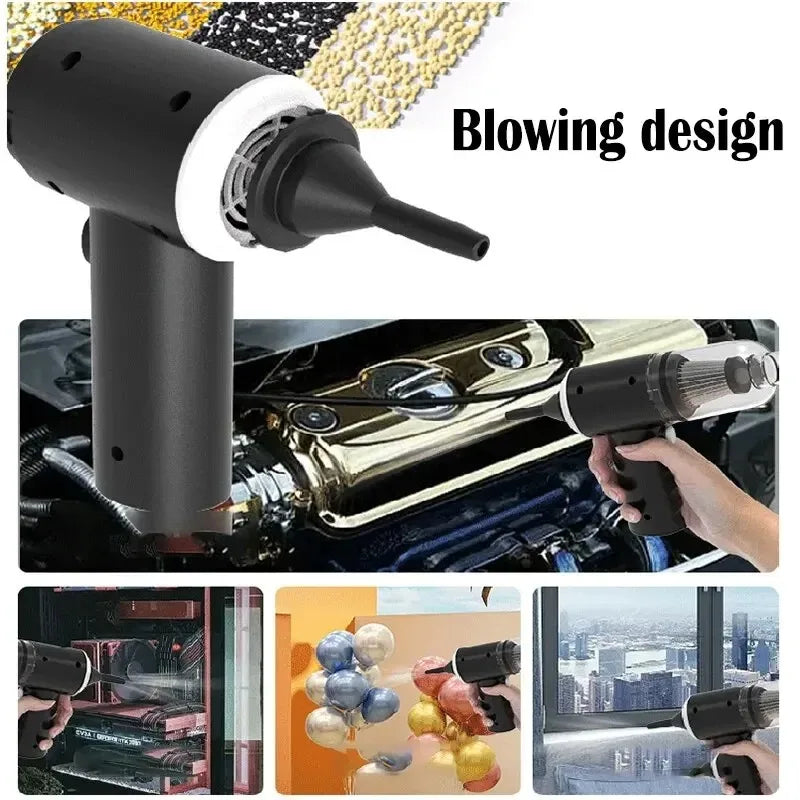 Portable Wireless Car Vacuum Cleaner 9000Pa Suction